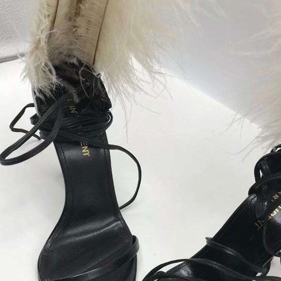 SAINT LAURENT Talitha Leather Sandals - Picture 3 of 6